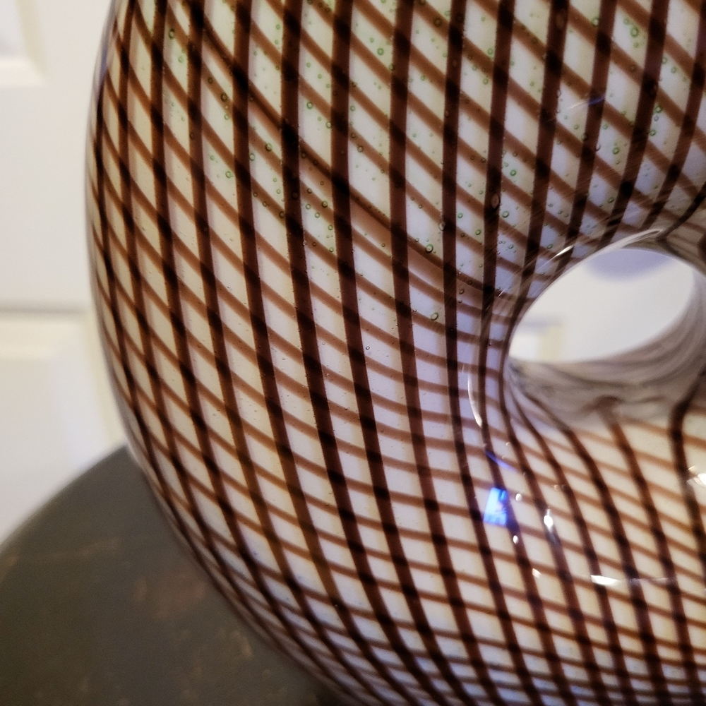 Mezza Filigrana Glass Vase by Arte Vetraria Muranese - Picture 9 of 11